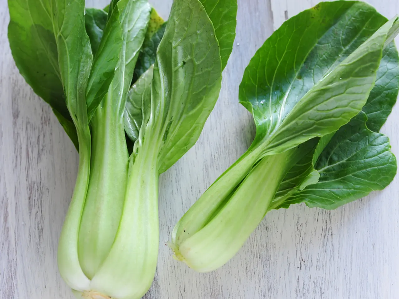These are the two leafy vegetables.