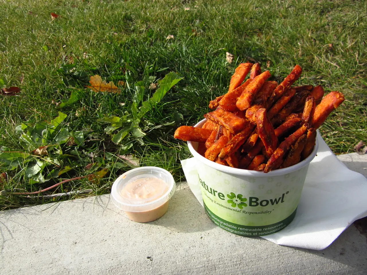 In this image we can see two containers containing food in them are placed on a paper on the on the...