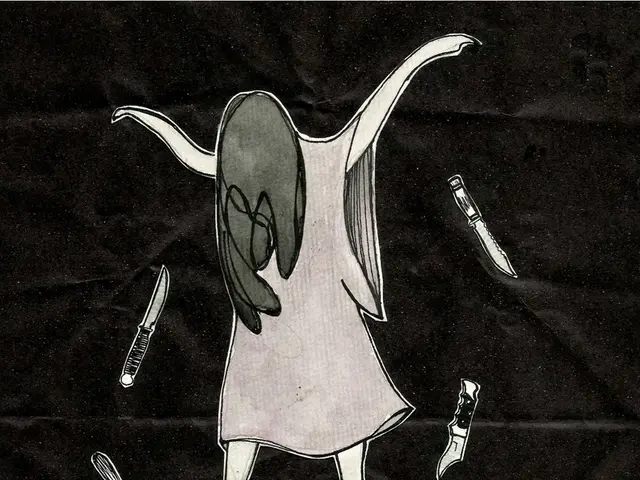 Protesters in the capital have deliberately spray-painted street art promoting illicit substances