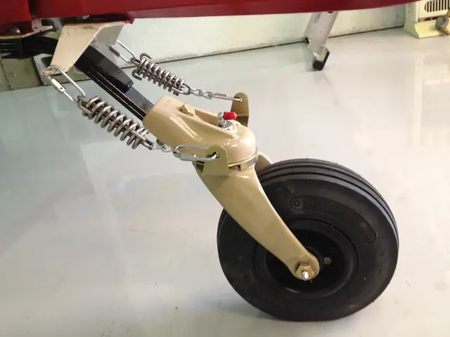 "Checking wheel nuts is essential to ensuring smooth operation and to prevent accidents" (woman...