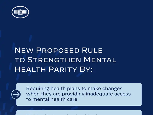 The image shows a blue background with text and a logo outlining a new proposed rule to strengthen...