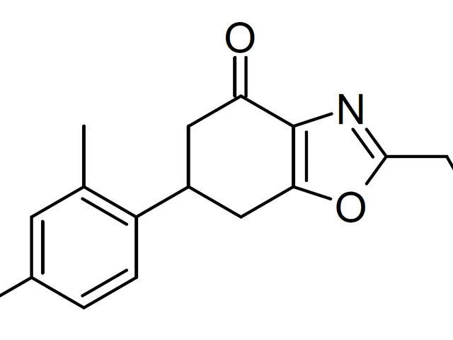 The image shows the chemical structure of a peptide molecule on a white background. It is a...