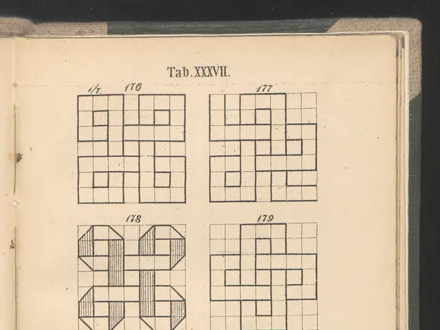 The image shows an open book with a crossword puzzle on it. The book is filled with text and...