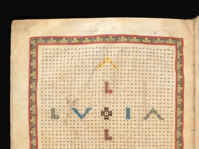 The image shows an open book with a crossword puzzle on it, set against a dark background. The...