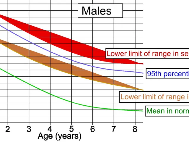 The image shows a graph depicting the correlation between male and female age groups, with the...