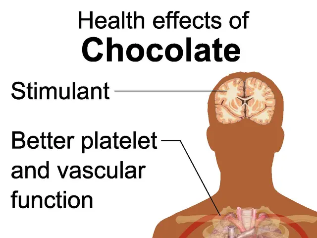 The image shows a diagram of a human body with text on the left side that reads "Health Effects of...