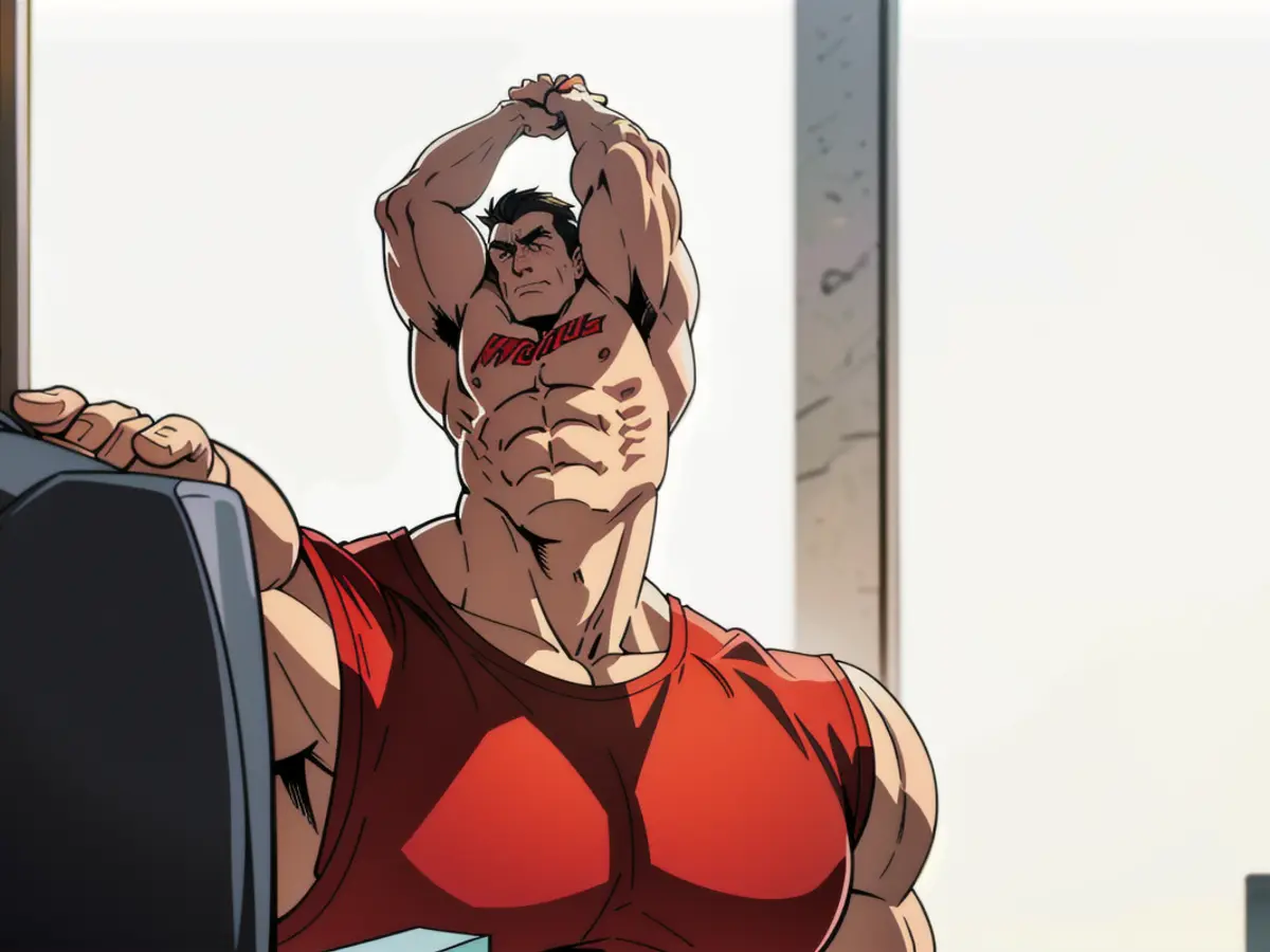 picture_description: Overweight, disheveled man carries a handgun and wears a tank top reading Gisele Pelicot's daughter transformed her anguish and sorrow into a powerful blow, expressing her feelings through physical action.